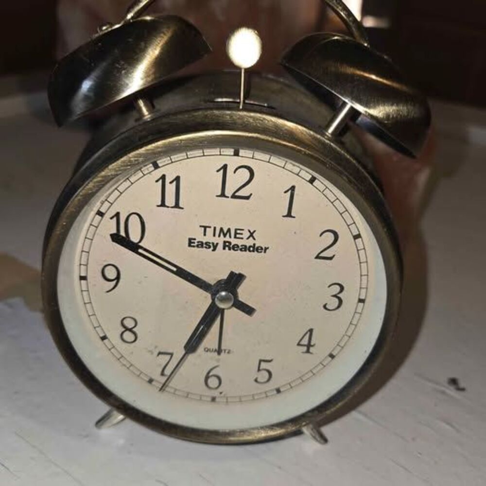 Timex Easy Reader Twin Bell Alarm Clock